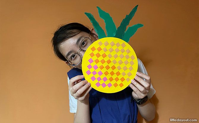 Chinese New Year Pineapple Craft With Kids