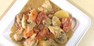 Home-cooked Recipe: One-pot Chicken Stew with Campbell’s Cream of Mushroom Soup