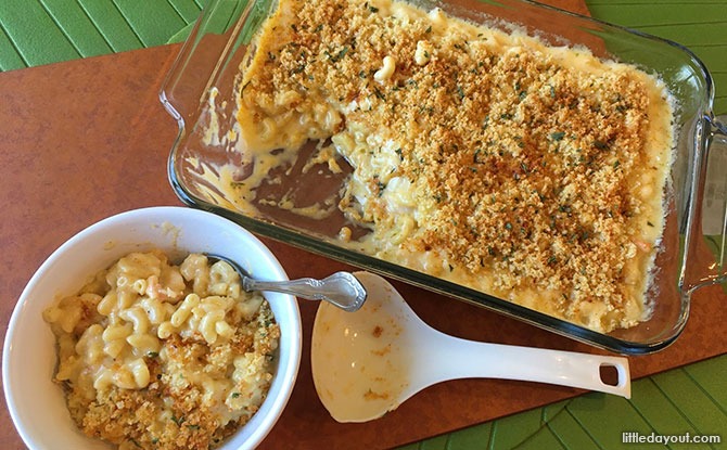 Simple Home-cooked Recipe: Garlic Shrimp Mac & Cheese