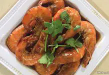 Simple Home-cooked Recipe: Prawns with Oyster Sauce
