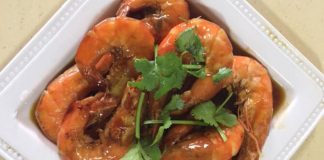 Simple Home-cooked Recipe: Prawns with Oyster Sauce