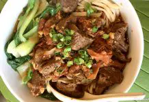 Taiwanese Beef Noodle Soup