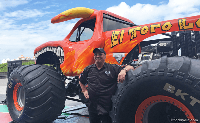 El Toro Loco Monster Truck with Driver Dan Evans