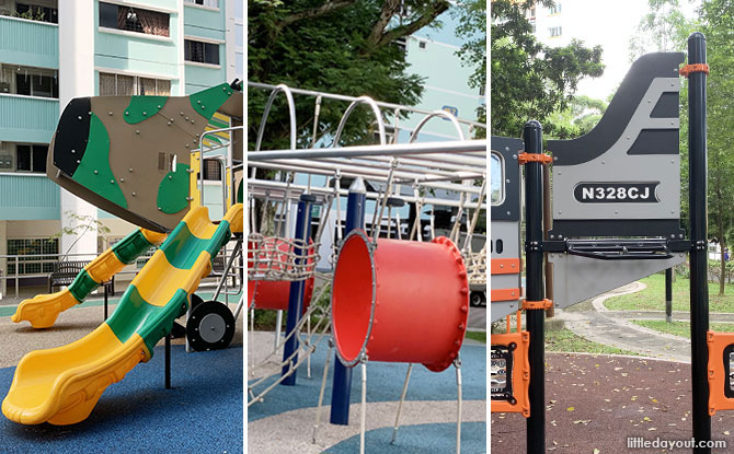 Plane Playgrounds in Singapore: Flying West