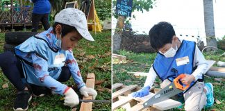 ForestPlay Nature Adventure Playscape: Kids Get To Build & Collaborate With Hammers & Saws At A “Junk Playground”