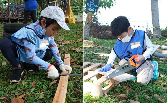 00-forestplay ForestPlay Nature Adventure Playscape: Kids Get To Build & Collaborate With Hammers & Saws At A “Junk Playground”