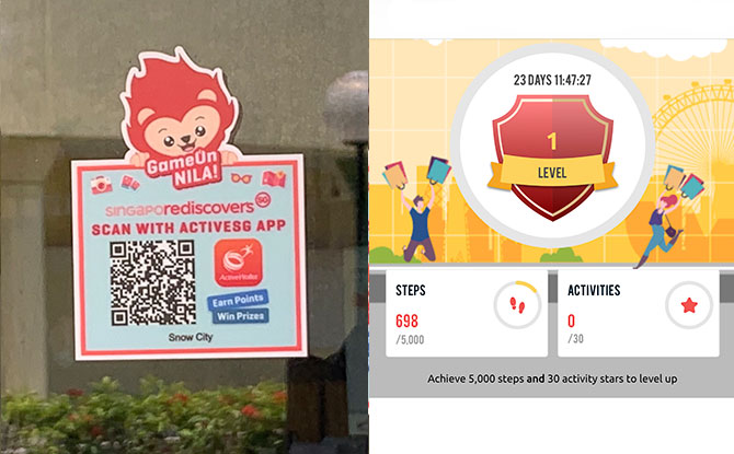 GameOn Nila!: Clock In Your Steps While Rediscovering Singapore