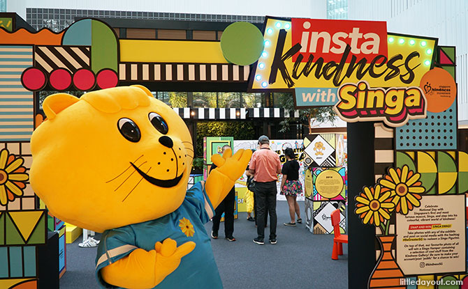 InstaKindness with Singa Exhibition: Mini Singa Statues, UFO Machines And Ball Pit In The City
