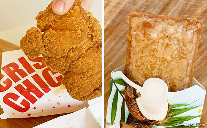 McDonald's Singapore Crispy Chicken and Coconut Pie Review