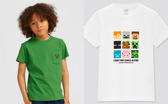 UNIQLO’s Minecraft UTs Are Back In Stock So Kids Can Craft In Style