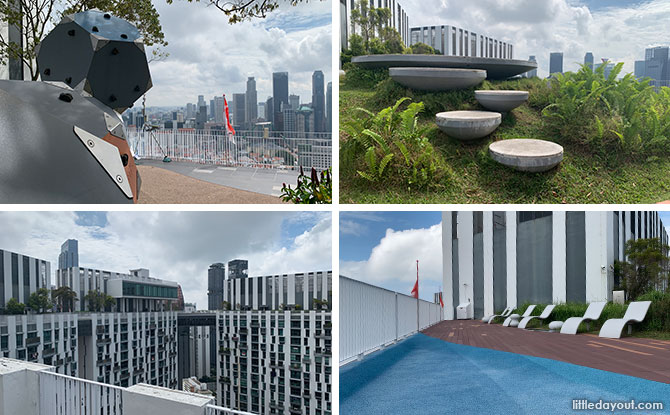 Pinnacle At Duxton Rooftop Skybridge: Singapore's Highest Playground & Views Of The City & Sea