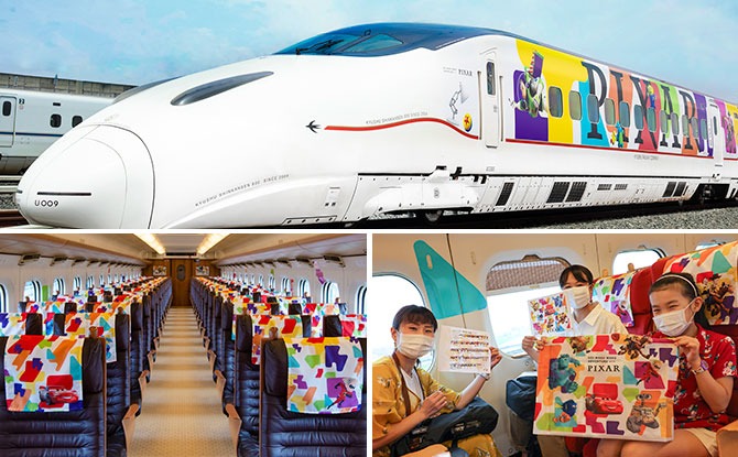 Pixar Train With Toy Story And Other Characters Gets Running In Japan