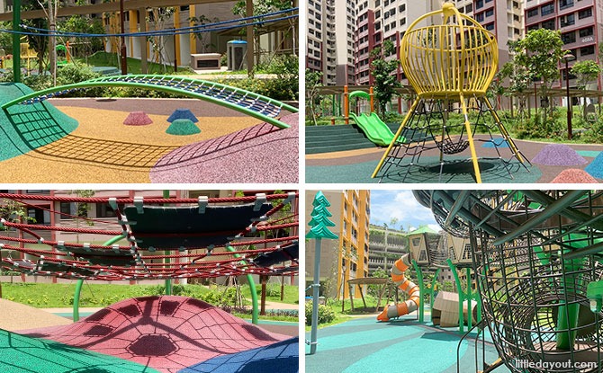 West Plains @ Bukit Batok Playground: Up And Down With Climbing Fun