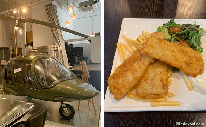 Hanger66 Café: Aviation-Themed Dining Spot At Seletar Aerospace Park