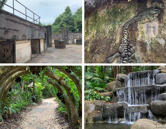Mount Imbiah Nature Trail, Sentosa: Dragon Waterfall & Ruins