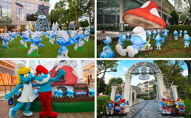 A Very Smurfy Christmas At City Square Mall: See Hundreds Of Smurfs, Visit A Festive Marketplace And Do Good