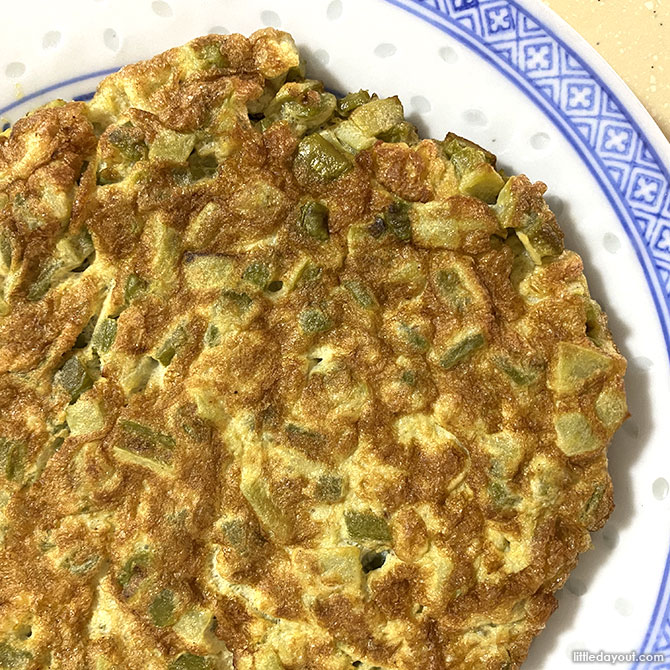 Bittergourd Omelette