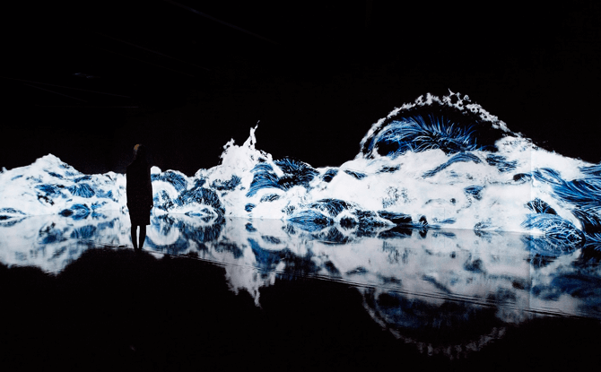 Black Waves, teamLab