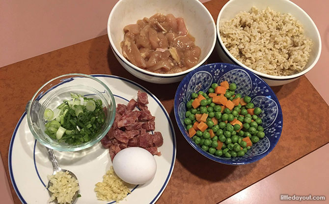 Simple Home-cooked Recipe: Easy Chicken Fried Rice Ingredients