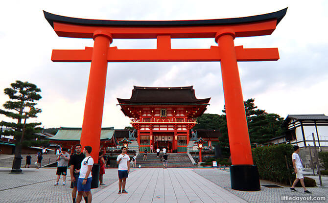 Entrance of Fushimi Inari Shrine