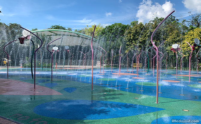 Water Play at Far East Organization Children's Garden