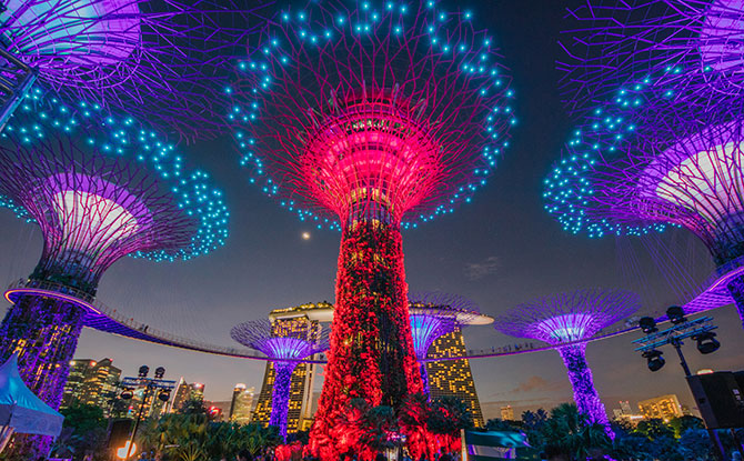 gardens by the bay s full garden rhapsody light show returns on 8 january 2021 little day out