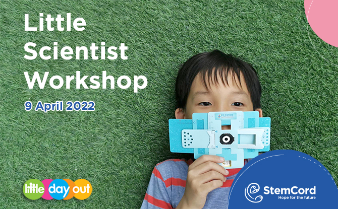 Little Day Out x StemCord: Get Curious At The “Little Scientist Workshop” In Celebration of StemCord’s 20th Anniversary