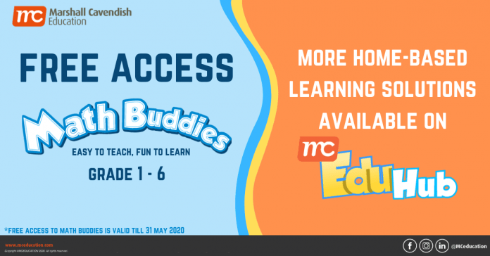 Marshall Cavendish - Singapore Maths Textbook Publisher Offers Free Access To Home-based Learning Resources with Math Buddies