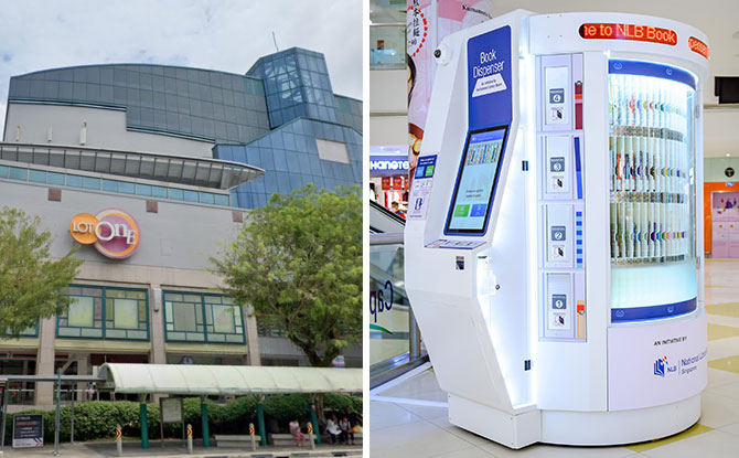 01-NLB-Book-Dispenser-at-Lot-One-Shoppers-Mall,-Choa-Chu-Kang Book Dispenser At Choa Chu Kang: Browse And Borrow Books From NLB’s Book Vending Machine