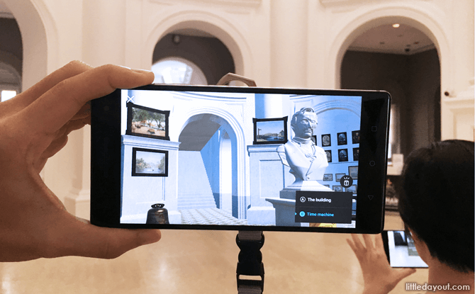 Main Rotunda, National Museum of Singapore, Viewed back in time from a Tango-enabled Device