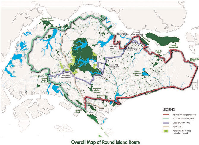 Round Island Route Map