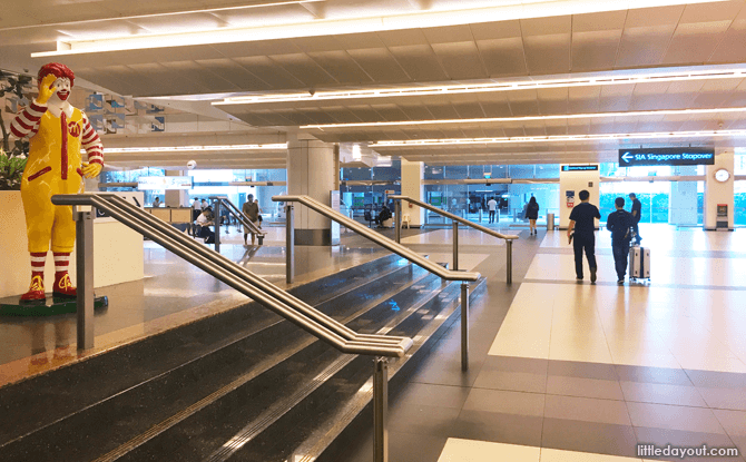 Way to Changi Airport Staff Canteen at T2