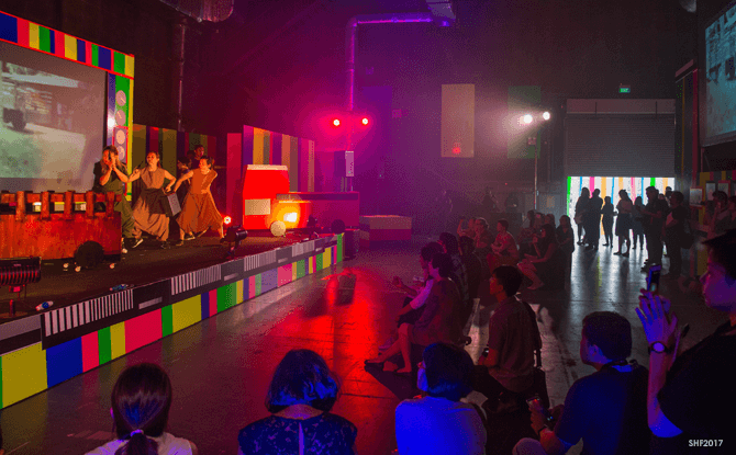 Audience watching a performance of Studio 6