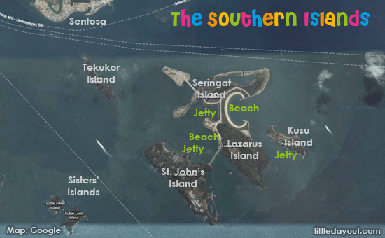 Southern Island Map