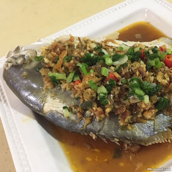 Steamed Fish with XO Sauce