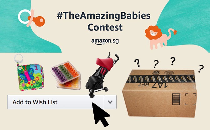 Celebrate Life with Amazon Singapore’s #TheAmazingBabies Contest: Share Your Wish List For A Chance To Win A Mystery Box Worth Up To $600