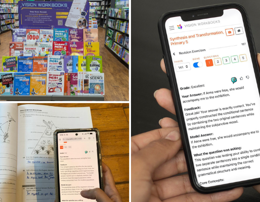 Vision Workbooks - Easy AI Self-Marking of Assessment Books