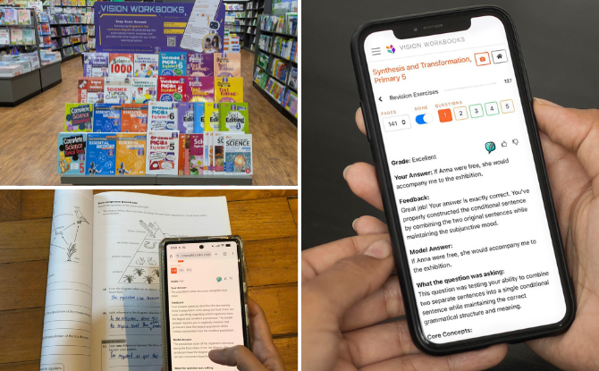 Vision Workbooks - Easy AI Self-Marking of Assessment Books
