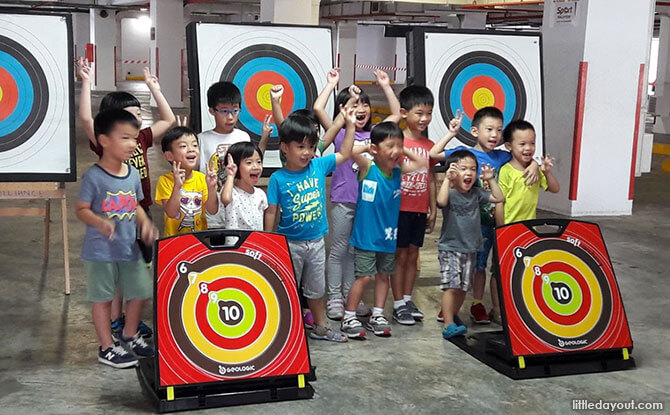 Archery, Gymnastics and Mini Tennis ActiveSG Sports Programmes For Preschoolers