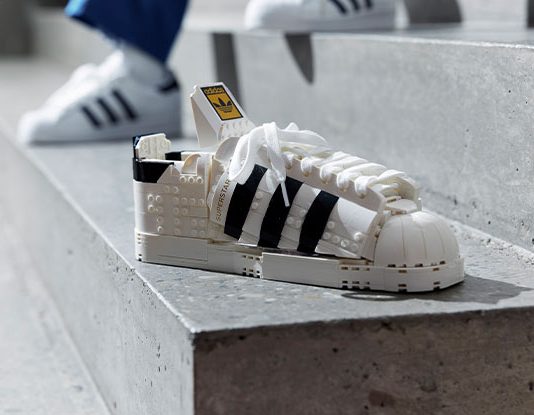 LEGO & adidas collaborate on new Superstar Sneaker Brick Model