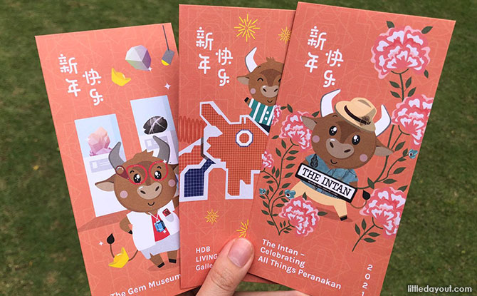 Museum Roundtable Hongbaos: Visit Singapore Museums To Collect Cute Year Of The Ox Red Packets