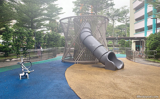 Bukit Batok East Avenue 3 Playground: The Wooden Towers