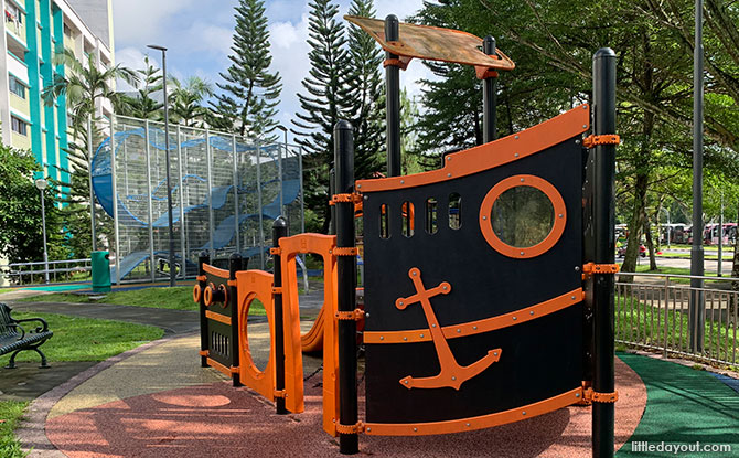 Things to Do at Bukit Batok East Ave 4 Neighbourhood Space: Swings and Pirate Ship