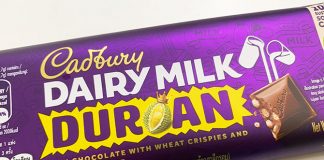 Cadbury Durian Chocolate Bar Now Available At NTUC Fairprice