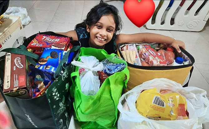 Shakthi’s Care & Share Corner: 7-Year Old Helping To Spread Kindness In The Community