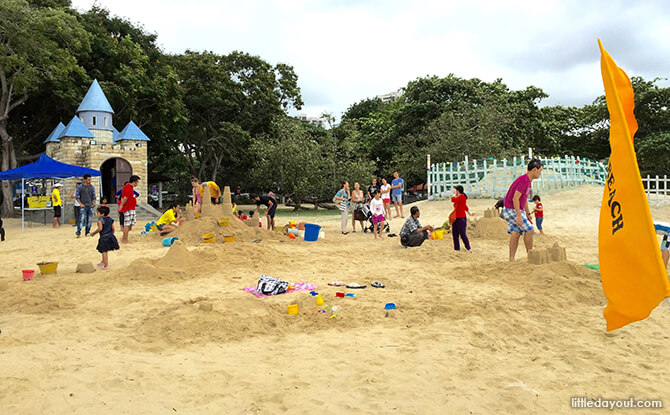 Castle Beach, Activities for kids at East Coast Park.