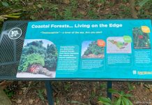 Costal walk sign