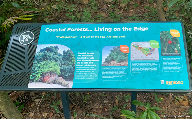 Costal walk sign