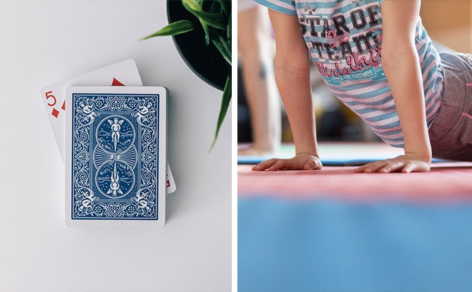 Covelico Exercise Card Games for Kids - Fun Kids Exercise