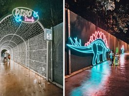 Jurassic Mile Turns On The Dino Dazzle For The Holidays